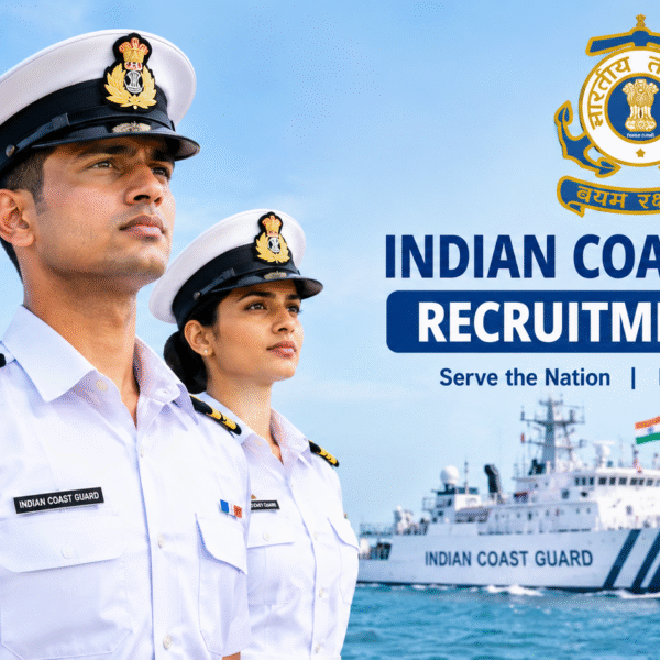 Indian Coast Guard Recruitment 2026 | 365 Posts, Apply Online.